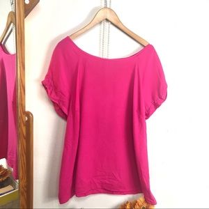 Worthington Size 2X Pink Blouse